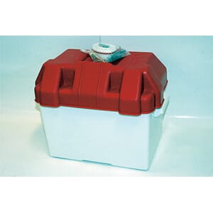 Kasse batteri m/reim og feste H=195 B=182 L=272