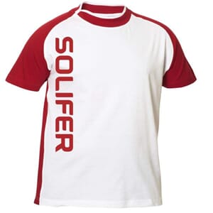 U! T-Shirt Solifer Vit/Röd Xl