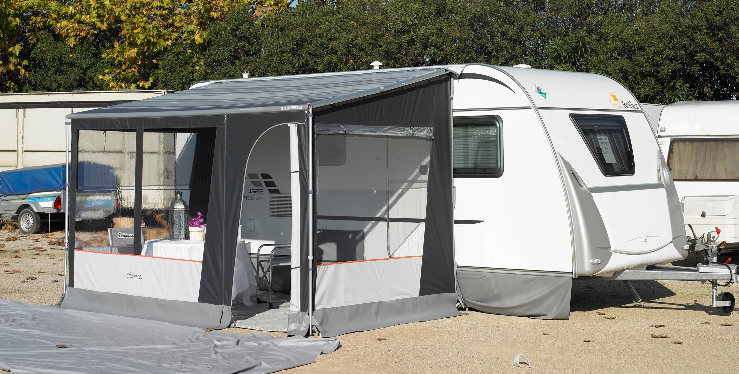 Telt markise CSACTIVA 360 GRÅ til Caravanstore Welovecamping