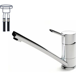Kran blande m/bryter CONSEPT E REICH chrome - UNIQUICK