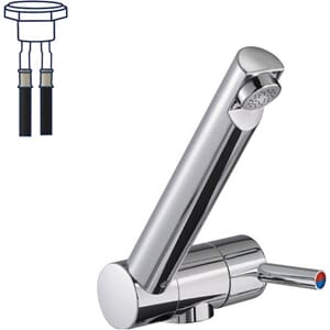Kran blande m/bryter TREND A Medium REICH chrome - UNIQUICK