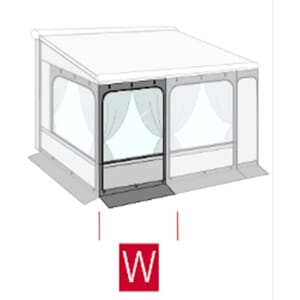 Front panel 190 cm Privacy Room/ CS zip FIAMMA
