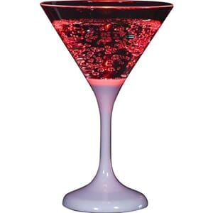 Glass Cocktail Lysende Rød 22cl