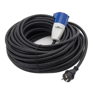 Tilkoblingskabel 230V Schuko - CEE. 10 m