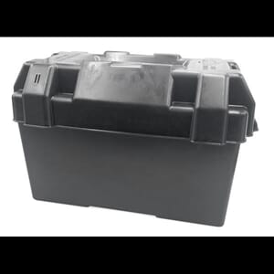 BATTERIBOKS 395x190x270MM SVART