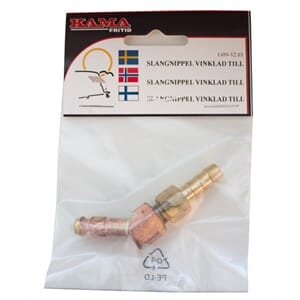 SLANGNIPPEL VINKEL 8MM