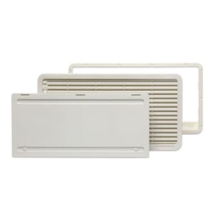 Ventilasjonsgitter LS 300, hvit