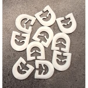 Gliderhake for gardinskinne P03-14 10pk