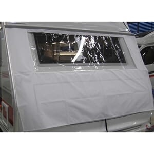 Frontbeskyttelse 250 x 150 cm. Med vindu