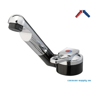 Blandebatteri Deluxe Ø27mm m/bryter krom