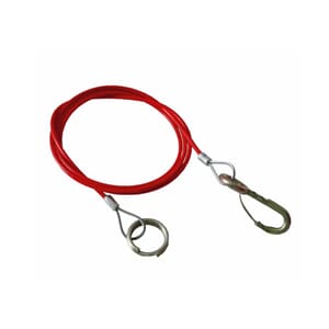 Sikkerhedswire med ring lengde 1000mm