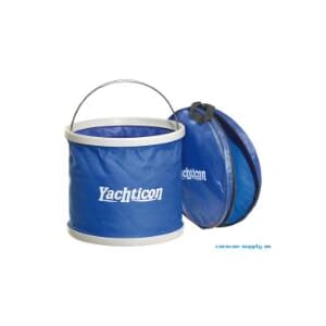 Bøtte Yachticon rund sammenleggbar 9l Ø26x31cm blå