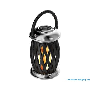 Lampe Ignis flammelampe LED stål