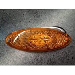 Sidemarkerings lys GUL LED Kabe, Adria