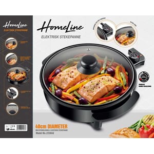 Stekepanne Homeline rund 40cm, 1500W